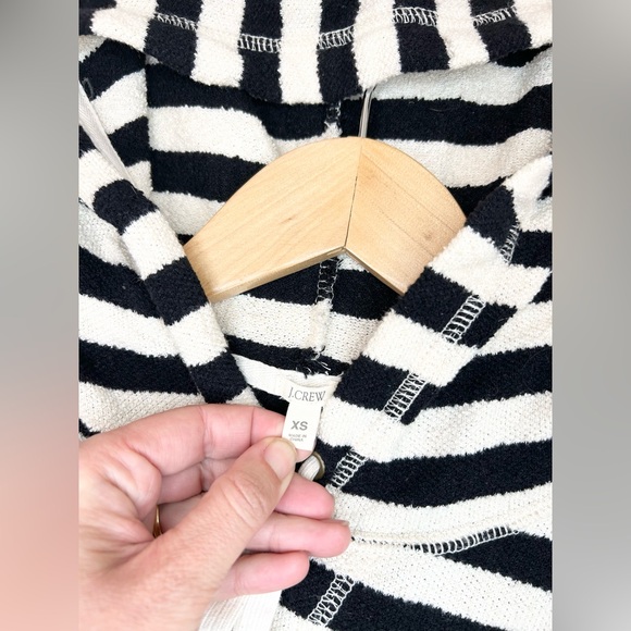 J.Crew Terry Knit Striped Hoodie - Picture 4 of 12